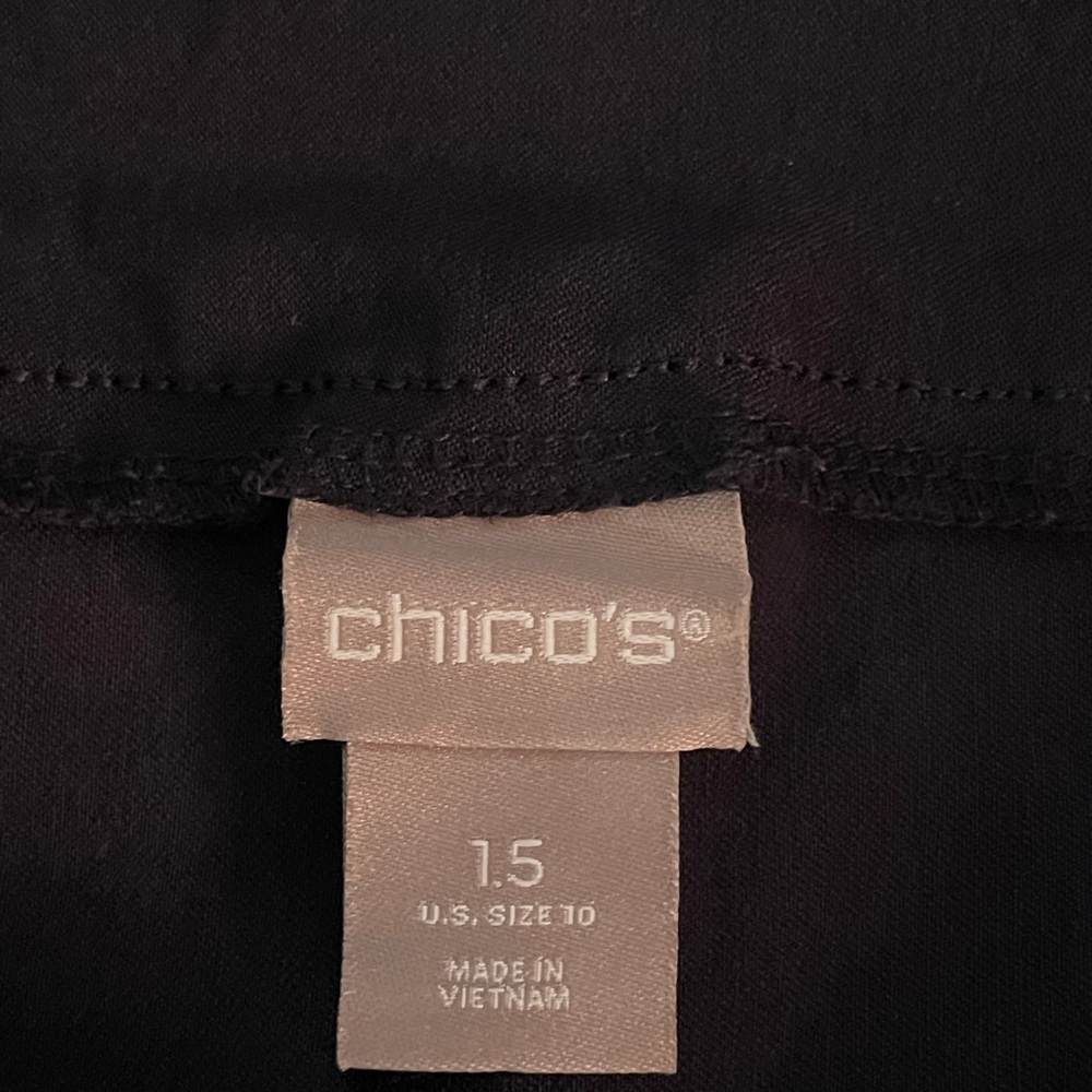 Chico's Black Bridget Shorts